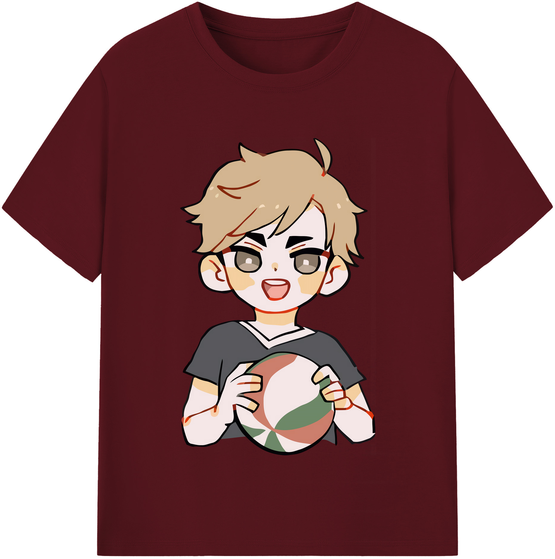 （画像用） ハイキュー!! Haikyu!! 綿100％半袖Tシャツ（フロントプリント）